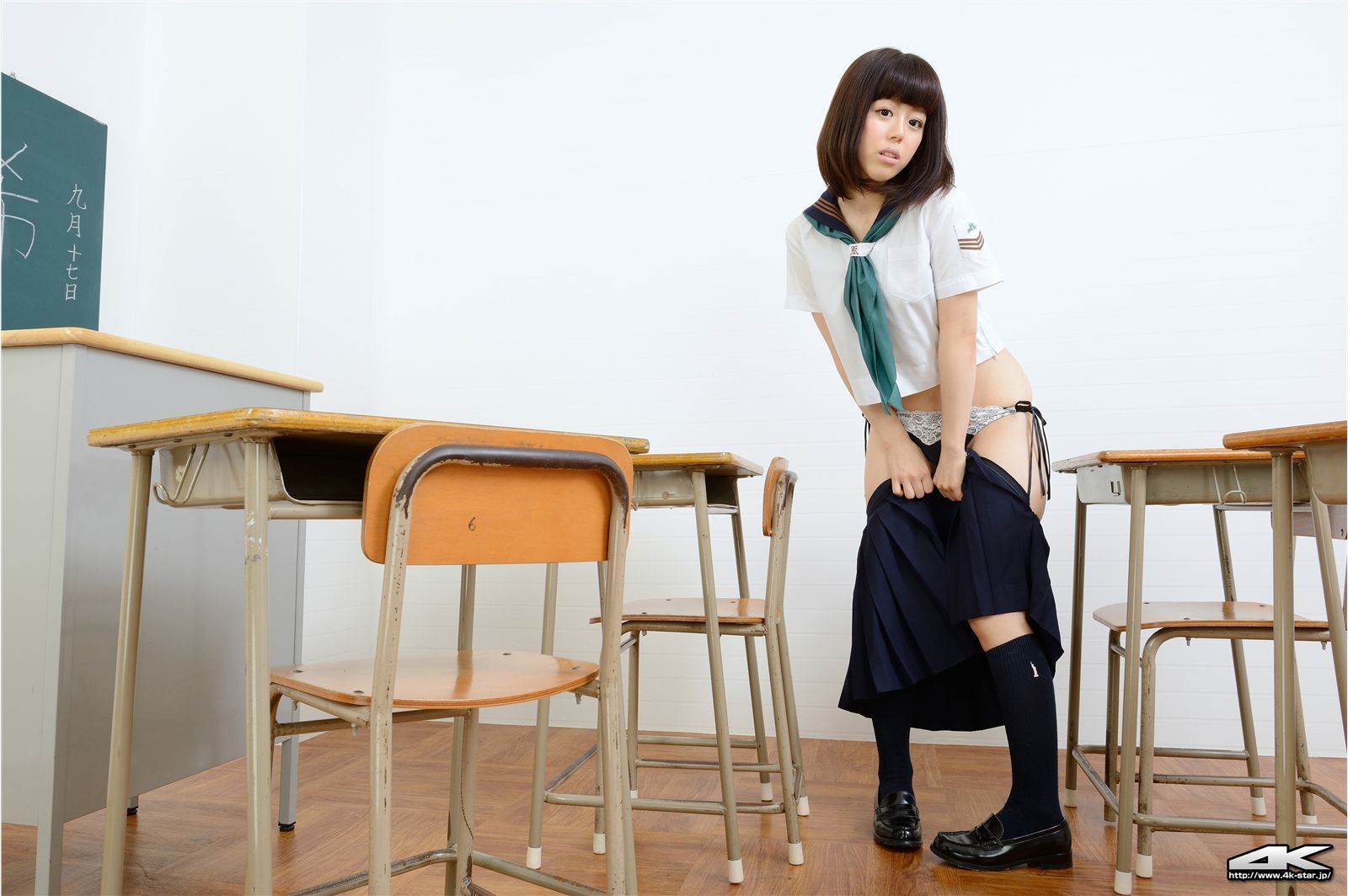 [4K-Star]  Nozomi Azuma 2013school 東希「セーラー服」